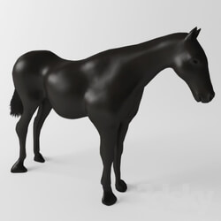 Sculpture - Figurine-horse 