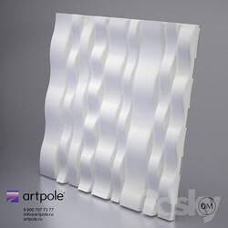 3D panel - Gypsum panel 3d Matrix from Artpole 