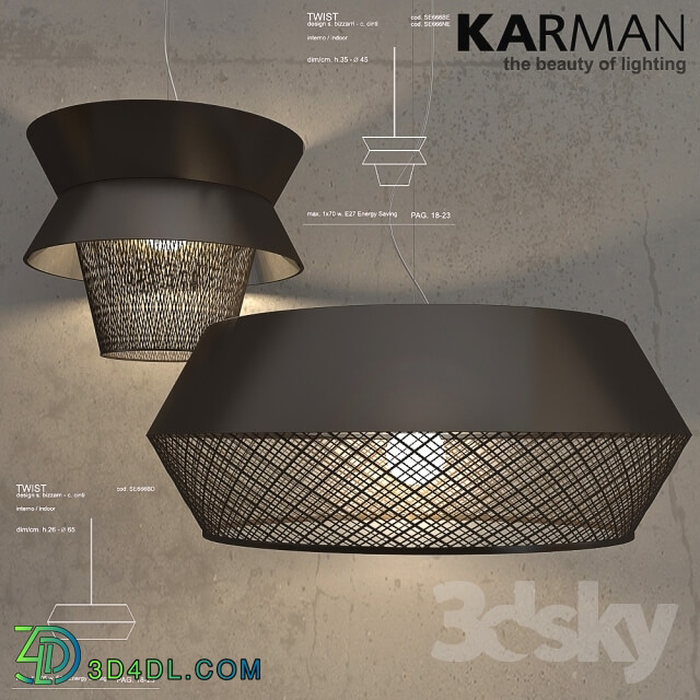 Ceiling light - Karman TWIST