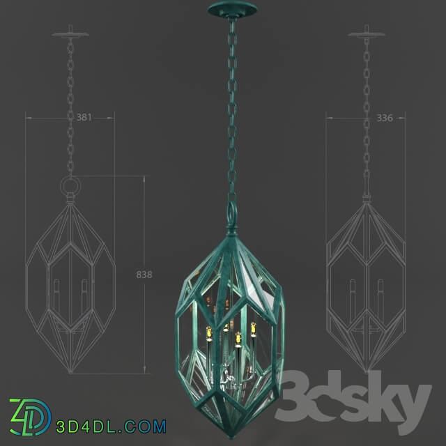 Ceiling light - Urban Electric Co - Diamond