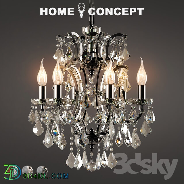 Ceiling light - OM Chandelier Crystal_ small Crystal Chandelier Small