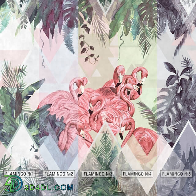 Wall covering - Factura _ Flamingo
