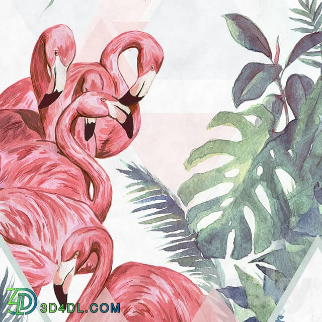 Wall covering - Factura _ Flamingo