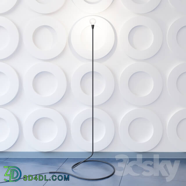 Floor lamp - Wire style floor lamp