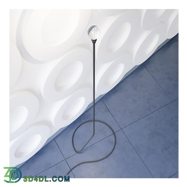 Floor lamp - Wire style floor lamp