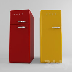 Kitchen appliance - smeg retro fridge_ freezer_ refrigerator 
