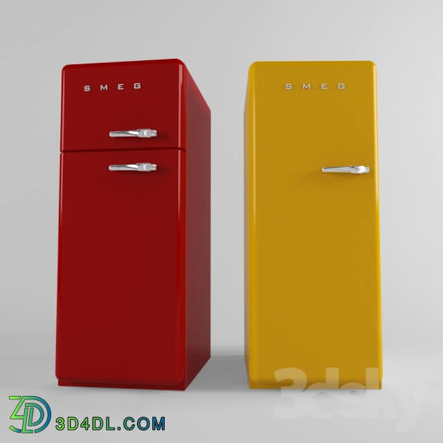 Kitchen appliance - smeg retro fridge_ freezer_ refrigerator