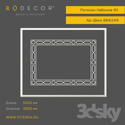 Decorative plaster - Ceiling RODECOR Nabokov F1 88411AR 