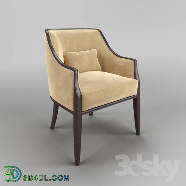 Chair - OM Semi-Seat Fratelli Barri MESTRE mahogany veneer finish _Mahogany C__ fabric _Anyzo-02__ FB.ECH.MES.153