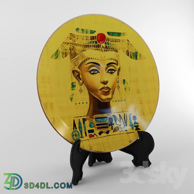 Other decorative objects - Decorative_plate_Egyptian_style