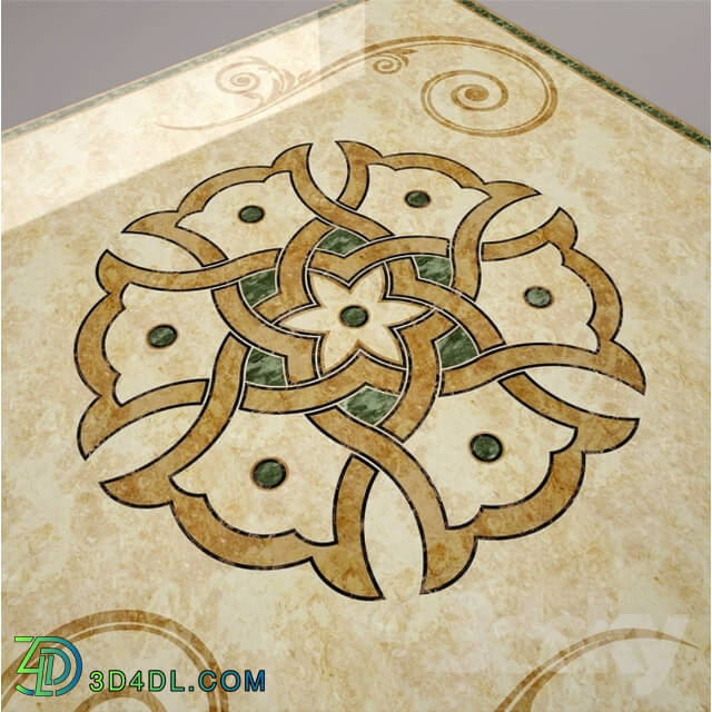 Other decorative objects - Rosette of marble