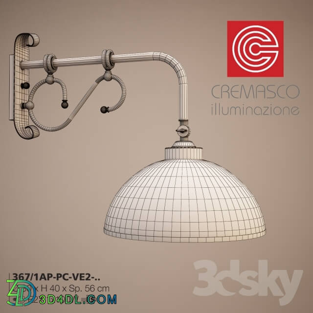 Wall light - Bra Cremasco