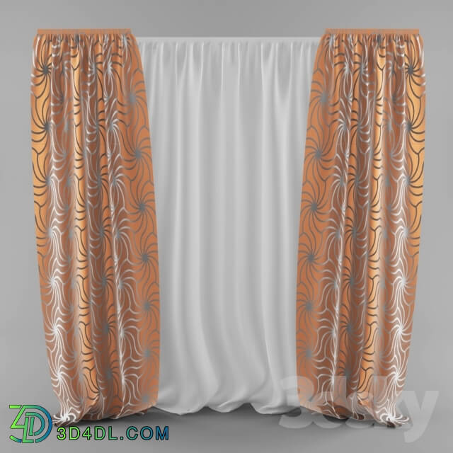 Curtain - Curtains with pattern