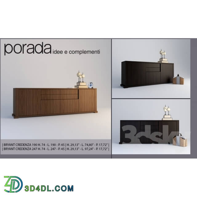 Sideboard _ Chest of drawer - Porada Bryant credenza