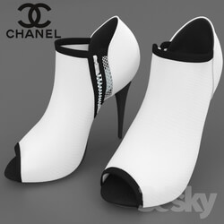Clothes and shoes - Chanel Ankle Boots Peep-Toe 