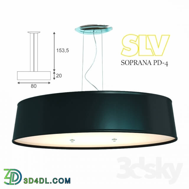 Ceiling light - SLV SOPRANA PD-4