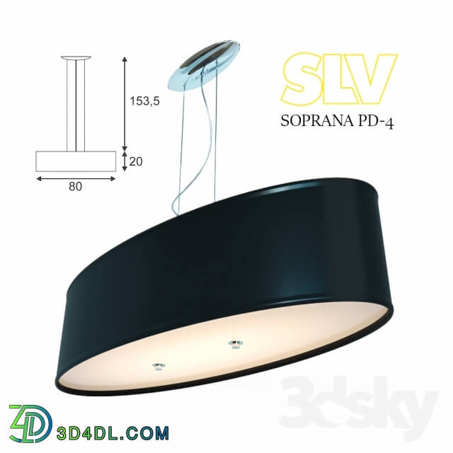 Ceiling light - SLV SOPRANA PD-4