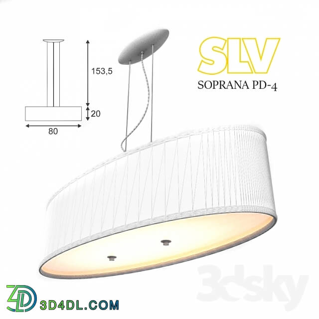 Ceiling light - SLV SOPRANA PD-4