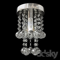 Ceiling light - 2016 Luxury Crystal Chandelier Bedroom Lustres de Cristal Indoor Light with 100_ K9 Crystals GRC-001 D15cm H23cm 