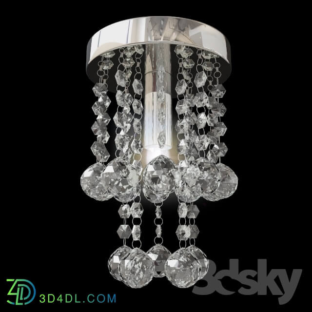 Ceiling light - 2016 Luxury Crystal Chandelier Bedroom Lustres de Cristal Indoor Light with 100_ K9 Crystals GRC-001 D15cm H23cm