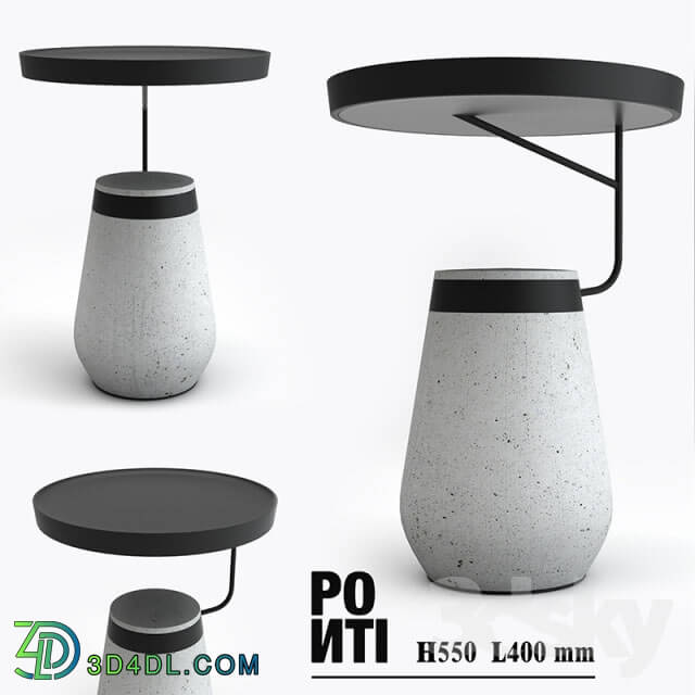 Table - side table Andrea Ponti