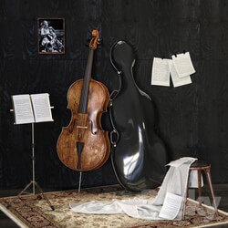 Musical instrument - Music Set With Cello 