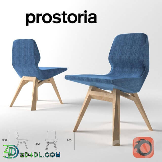 Chair - Prostoria Oblique chair