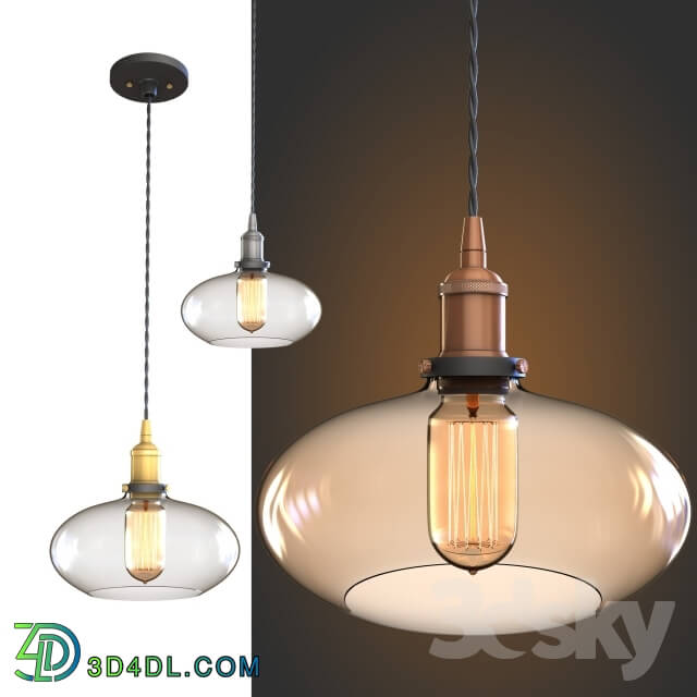 Ceiling light - Vintage lamp in the style of Thomas Edison