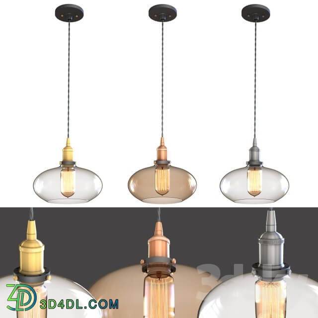 Ceiling light - Vintage lamp in the style of Thomas Edison