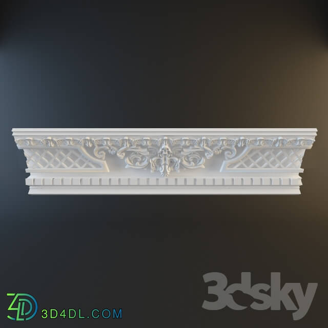 Decorative plaster - decorative cornice