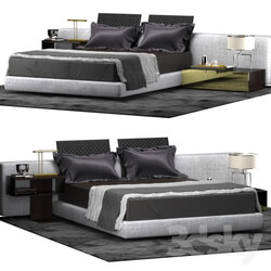 Bed - Minotti YANG BED WIDE 
