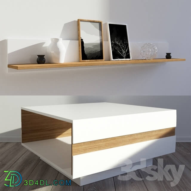 Sideboard _ Chest of drawer - Linate TV Stand_ coffee table_ shelf.