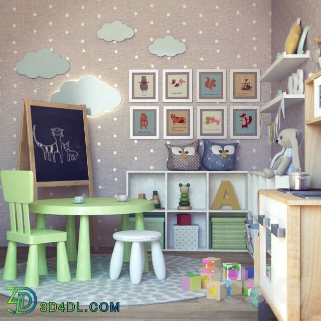 Full furniture set - Children _decor and furniture_