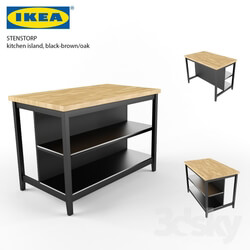 Table - IKEA Stenstorp Kitchen İsland 