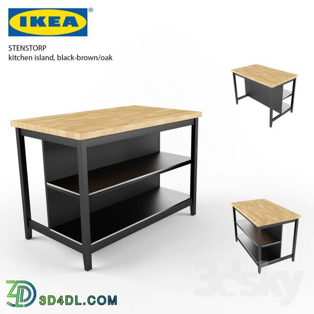 Table - IKEA Stenstorp Kitchen İsland