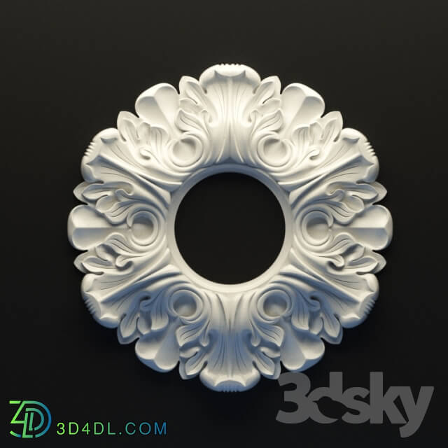 Decorative plaster - rozetka