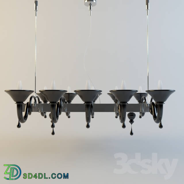 Ceiling light - Chandelier 10 rozhkov