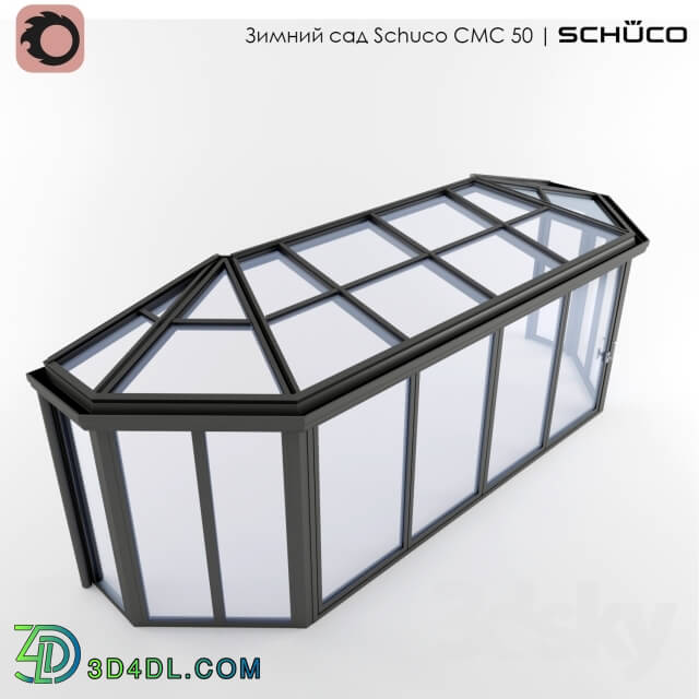 Other architectural elements - Winter Garden __8_ Schuco CMC 50 with chamfered corners