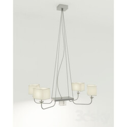 Ceiling light - chandelier with pendants 
