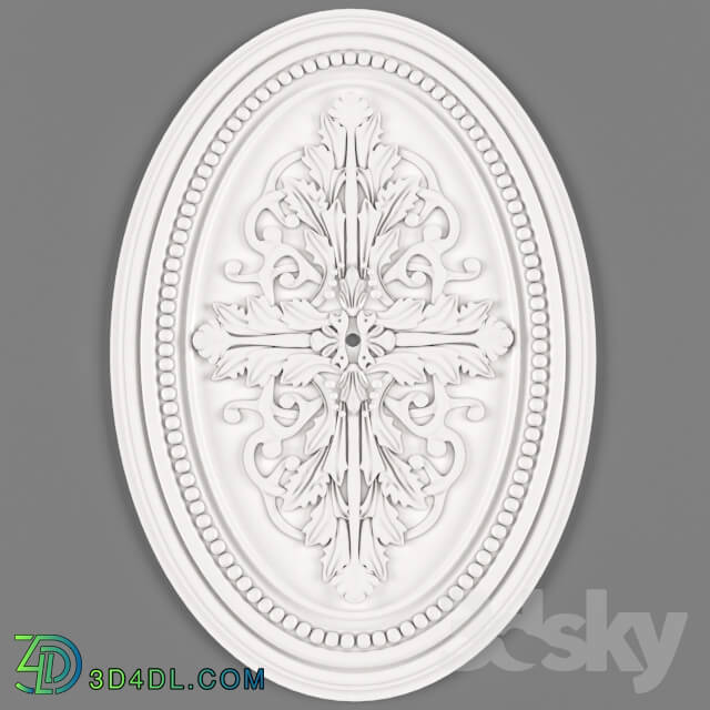 Decorative plaster - Ceiling rose