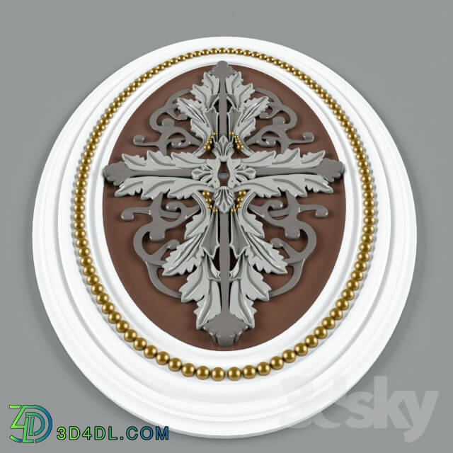 Decorative plaster - Ceiling rose