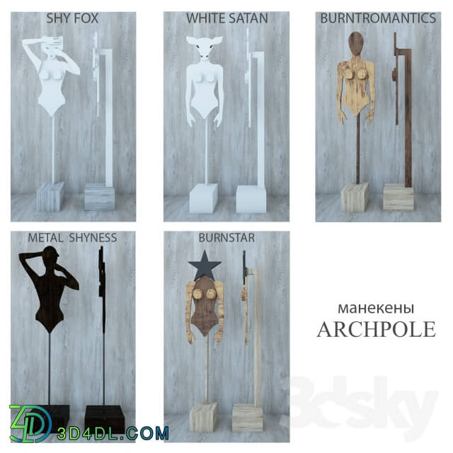 Other decorative objects - Mannequins archpole