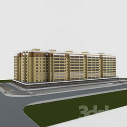 Building - Residential ten-storey house 