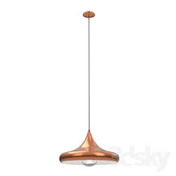 Ceiling light - 94742 Suspension CORETTO 2_ 1х60W _E27__ Ø400_ steel_ copper 