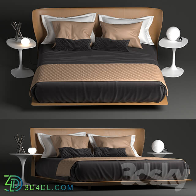 Bed - b _ b italia alys bed