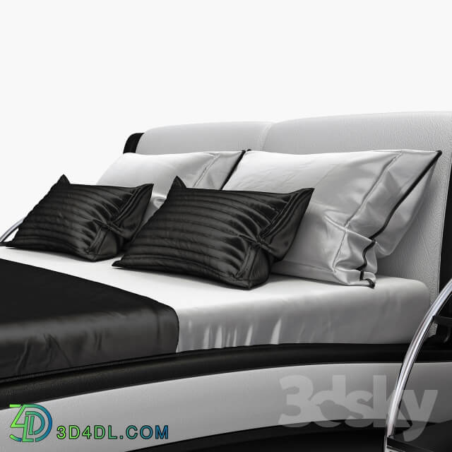 Bed - Leather bed Aonidisi 959