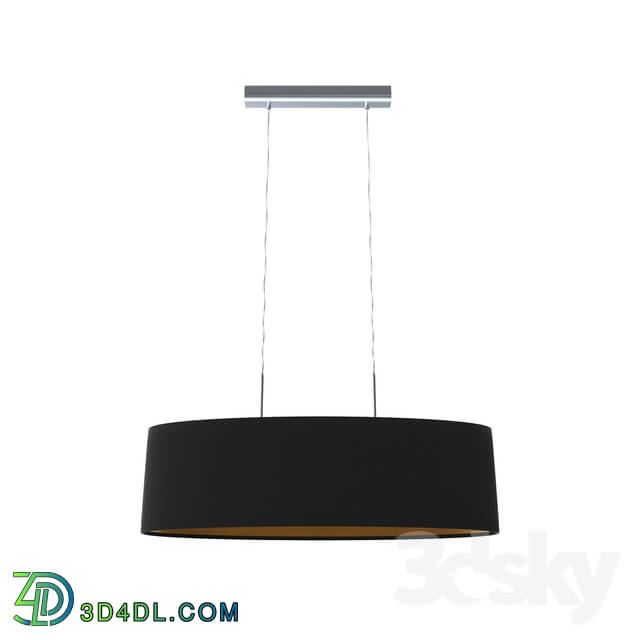 Ceiling light - 94915 Suspension MASERLO_ 2х60W _E27__ 750х220_ nickel matt _ textile_ white