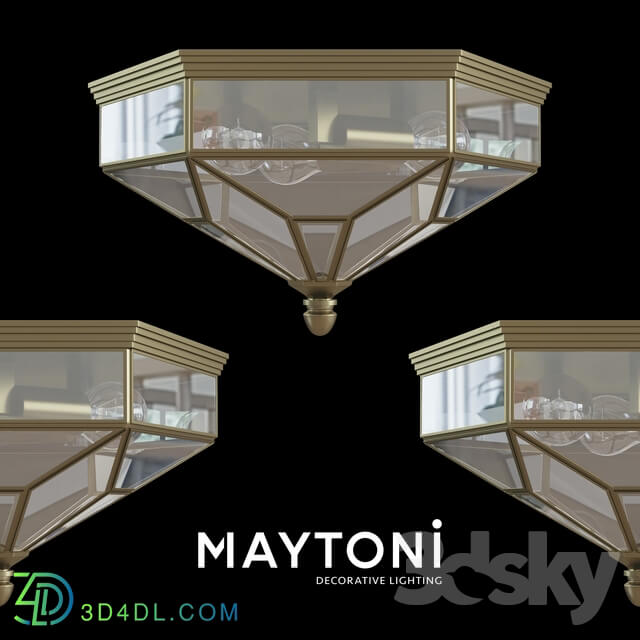 Ceiling light - Wall-ceiling lamp Maytoni H356-CL-03-BZ