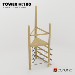 Other architectural elements - KOMPAN. _Combination Tower_ 