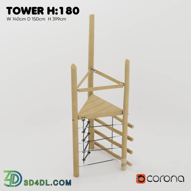 Other architectural elements - KOMPAN. _Combination Tower_